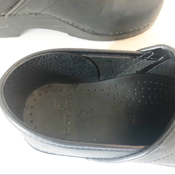 DANSKO PROFESSIONAL Oiled black CLOGS Size 42 NEW - Picture 3 of 16